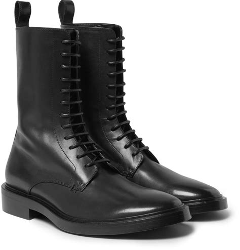 balenciaga men's leather boots